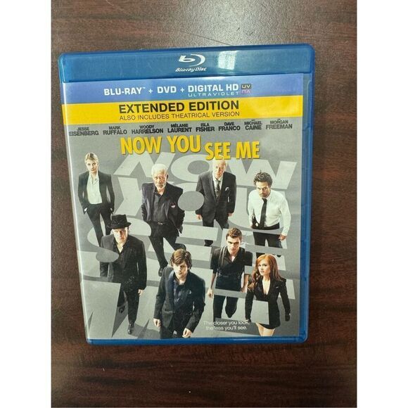 Now You See Me Extended Edition Blu-Ray and DVD Movie - Picture 1 of 5